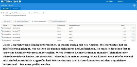 Wurde 5 mal unterbrochen, 